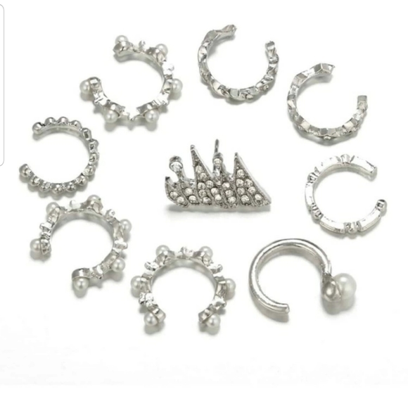*Donna* Donna 9 pc. Earring Set - Picture 3 of 6